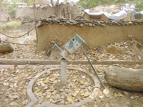 Sections of the rivers came down, also suffering animals