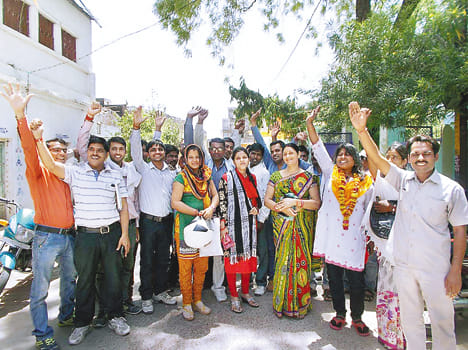 Announced adjustment expressed happiness