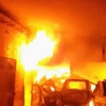 Mother with two children burn alive in fire