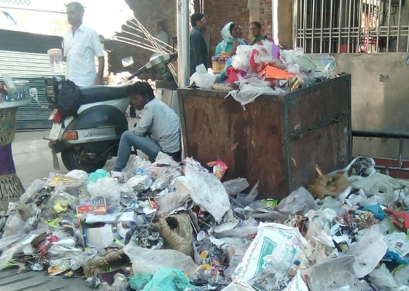 collection of wastage in Chintpurni is not taking away