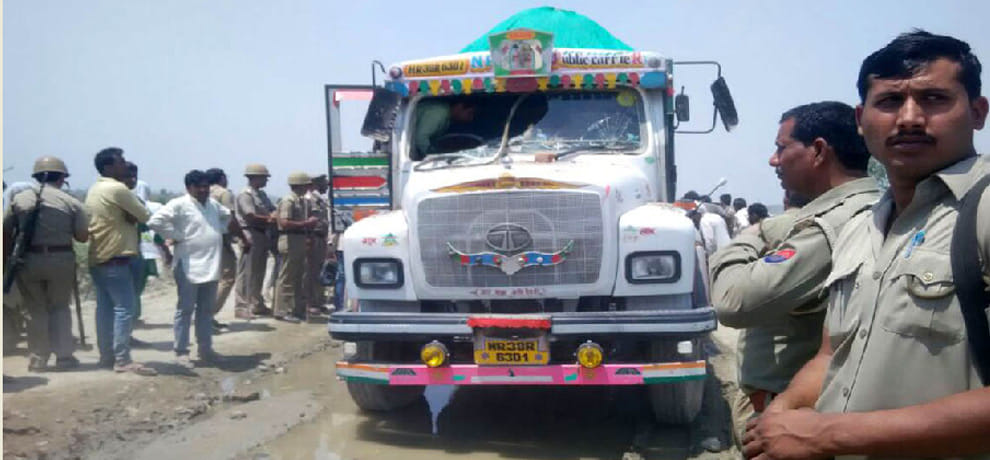 crowd erupted on death of farmer in accident