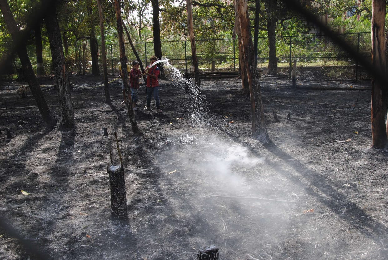 fire incident, pipe line fire incident, zirakpur fire incident, zirakpur, mohali