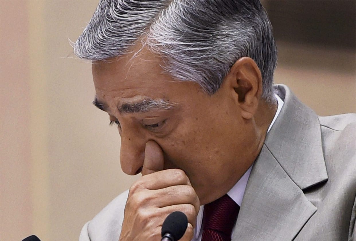 why did Justice ts thakur get emotional
