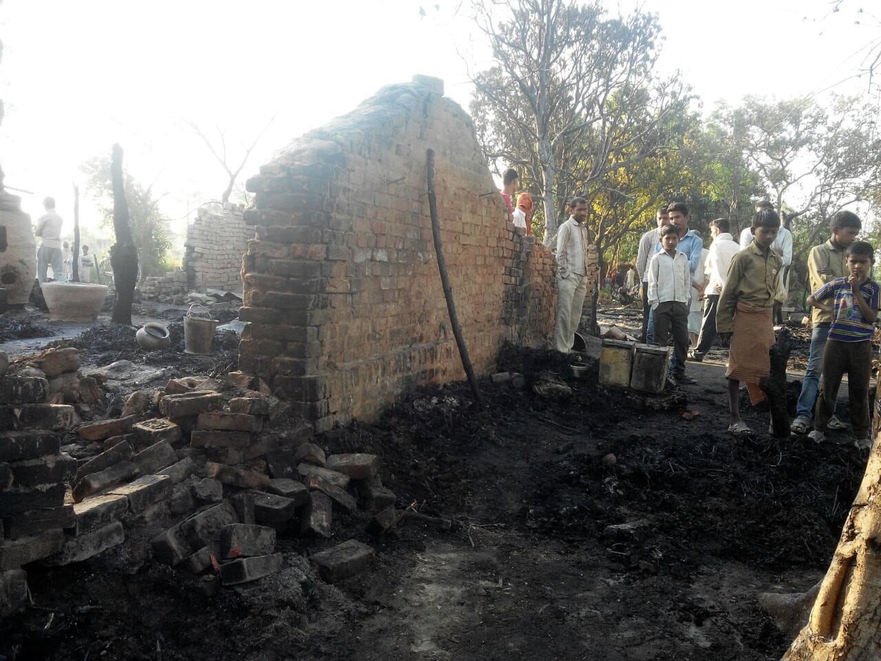 kids died in house fire in gonda