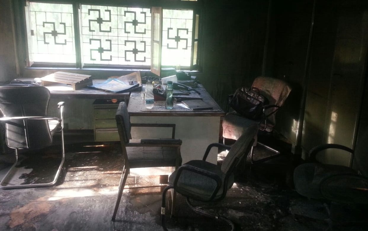 Caught fire in ASI office in Sarnath