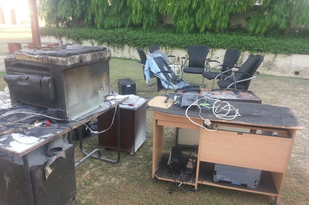 Caught fire in ASI office in Sarnath