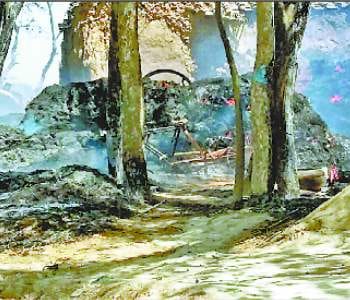 The fire burned 50 houses, 26 lakh loss