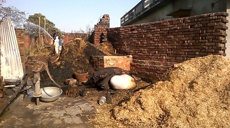 35 houses turn to ashes