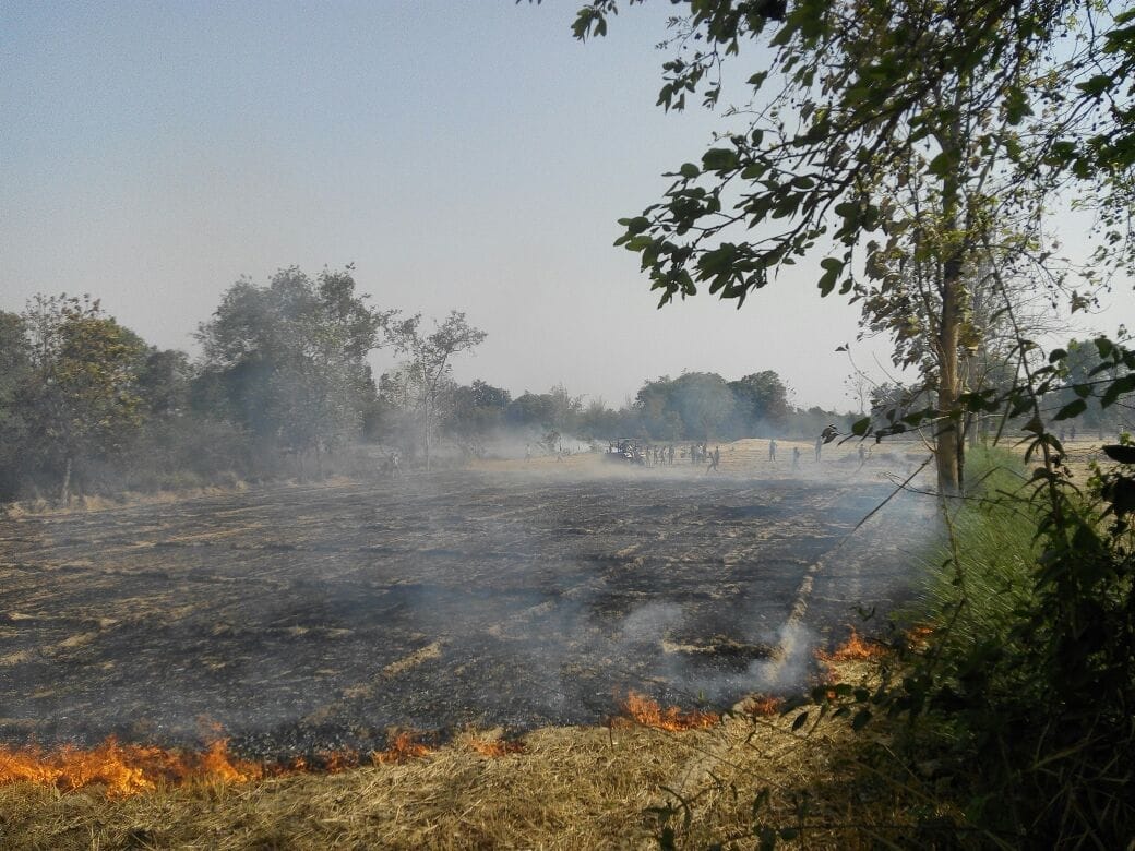 103 houses burned