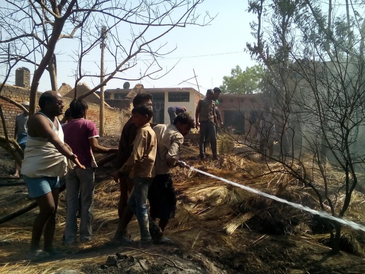 54 houses turn to ashes