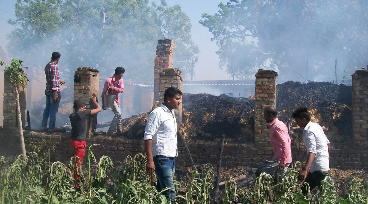 Home to 19 families from fire ash