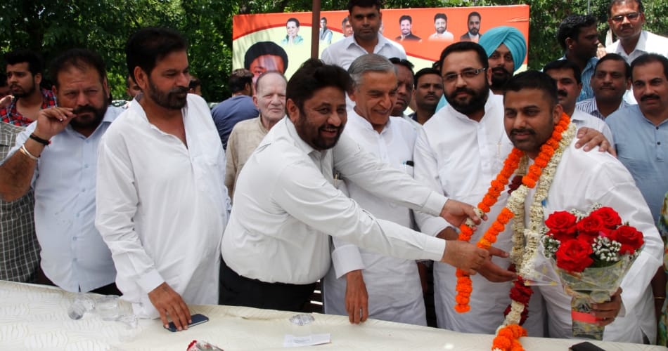 newly appointed president of Youth Congress took charge