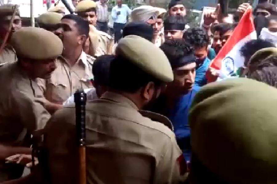 जम्मू एनआईटी विरोध