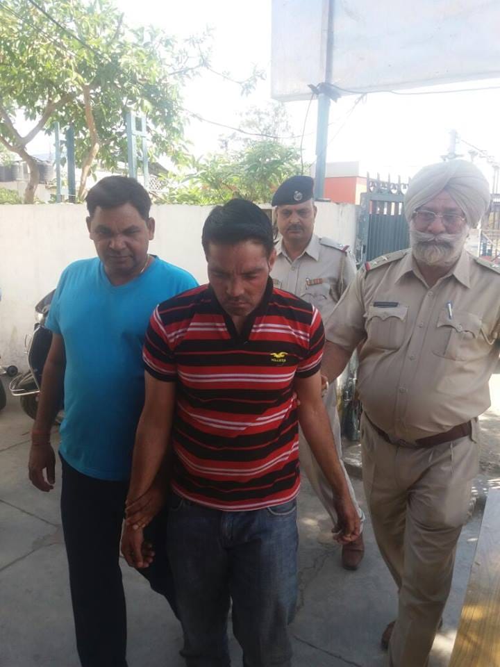 suspected man arrested, man arrested with pistol and cartridge, yamunanagar railway station, haryana