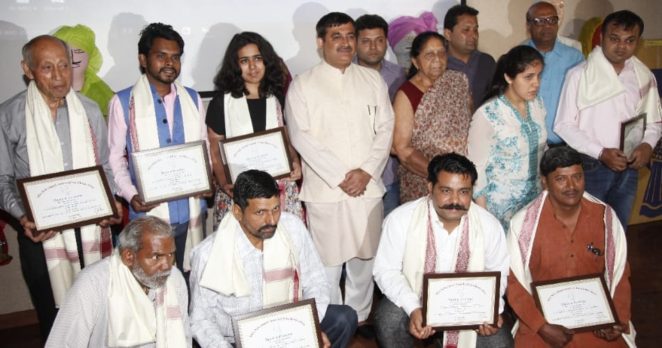 nek chand excilence award, beant singh memorial, nek chand award, anuj saini, padam shree nekchand