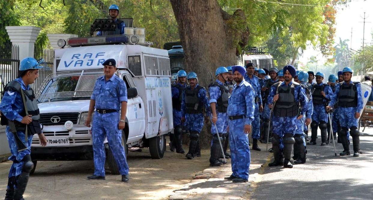 Deployment of Rapid Action Force in Jammu Kashmir
