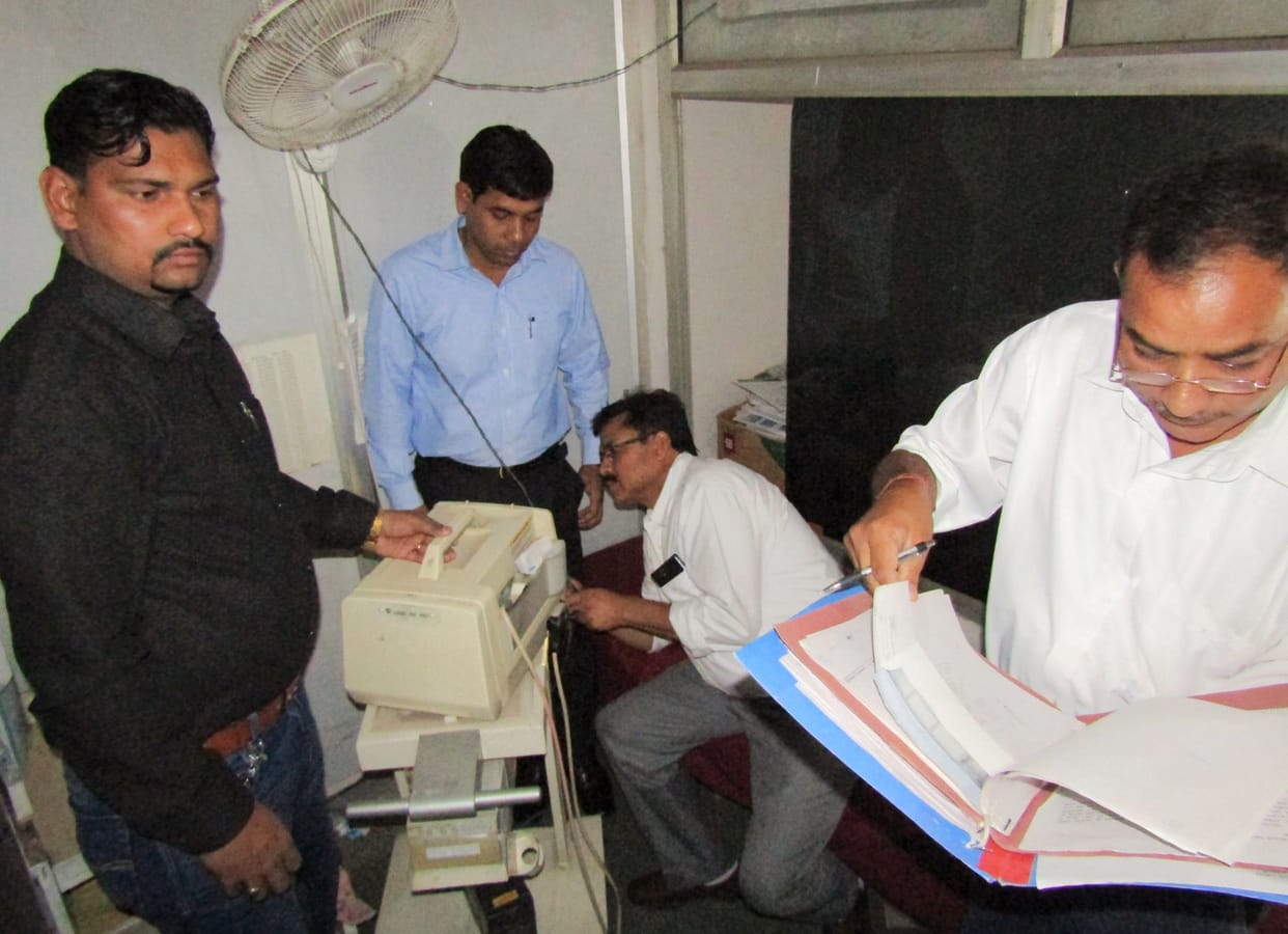 67 Anganwadi center found closed  in raid