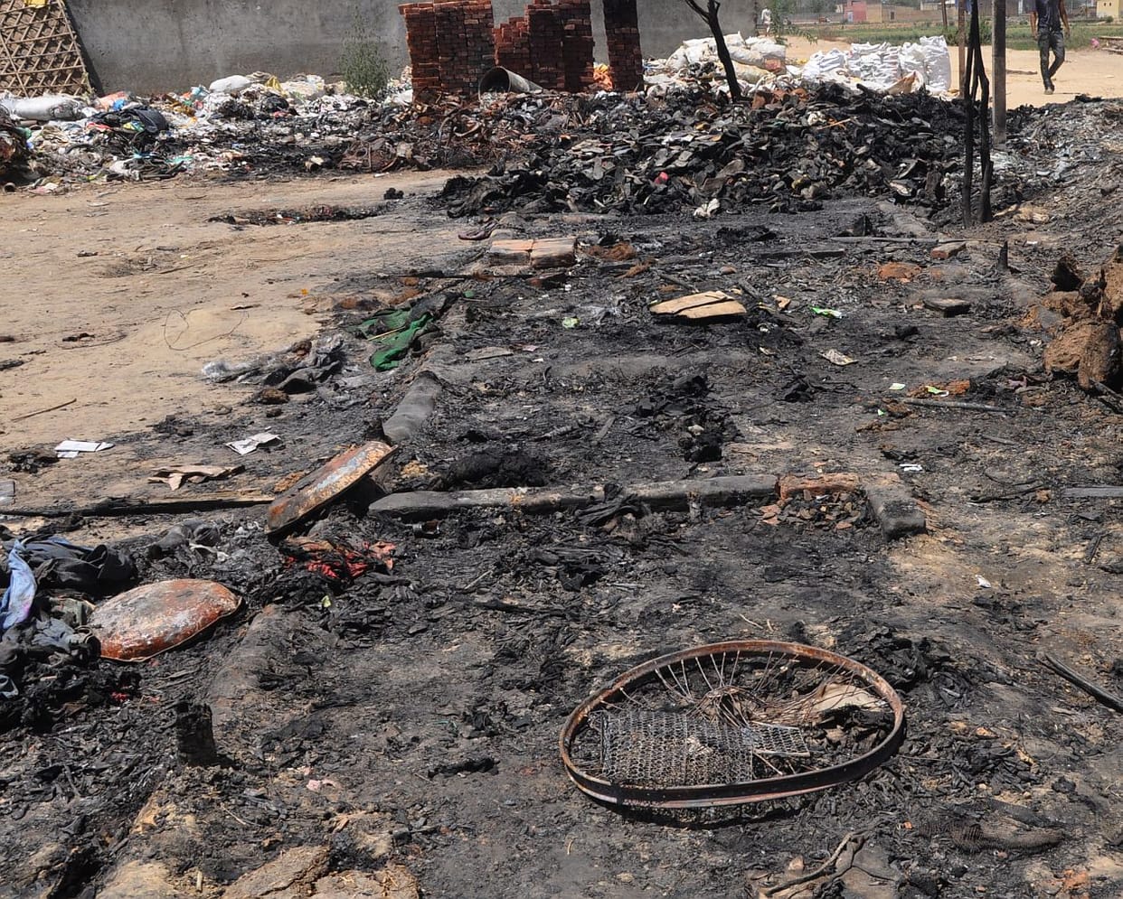 15 Shanties burned.