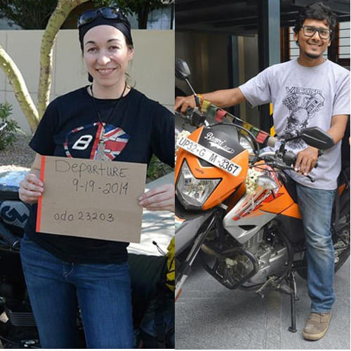 UP Biker Gaurav Siddharth On A Mission To Set A Guinness Record