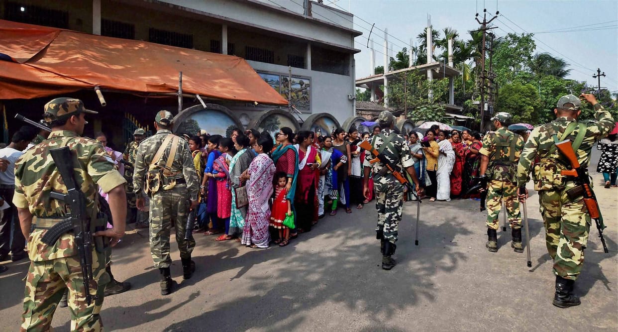 west bengal election, 78 percent voting in fifth phase