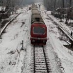 कश्मीर में रेल सेवा पर रोक