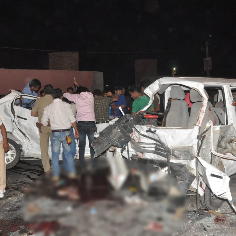 car accident in telibagh lucknow