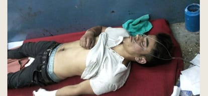 road accident at rajgarh, three person died.