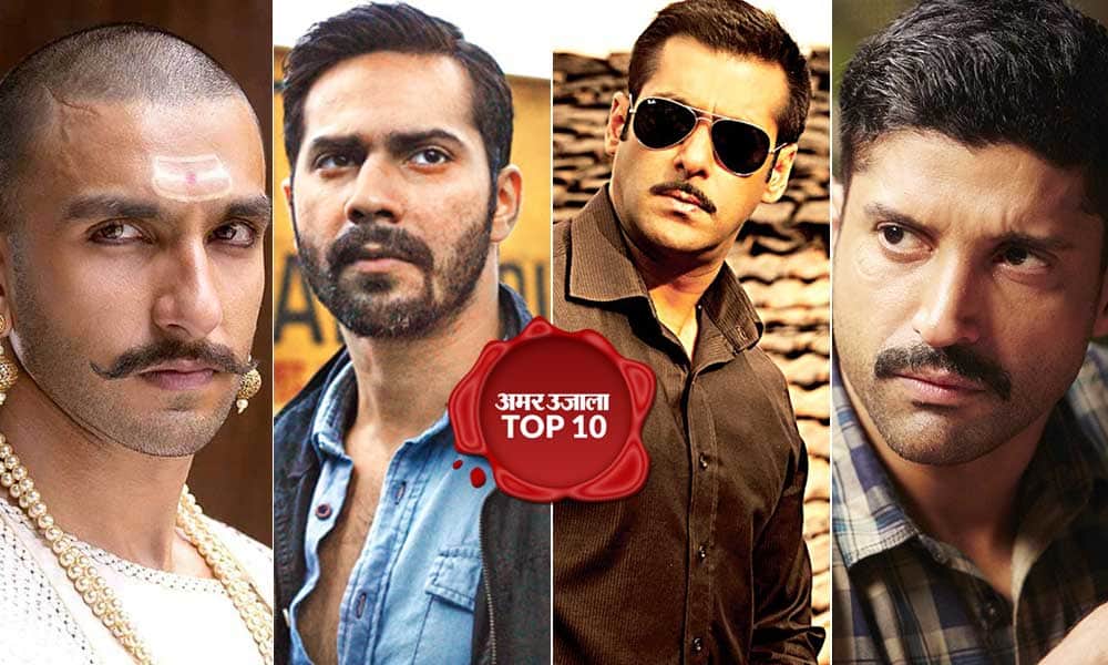 10 stars who looked best in moustache and beard in films