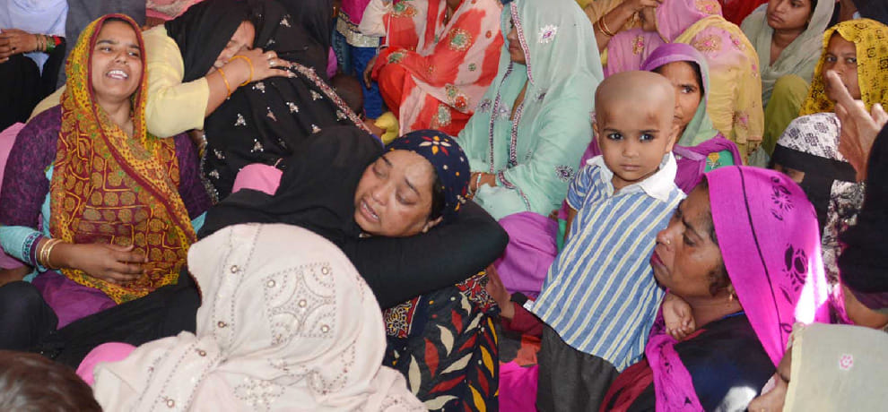 Akhtar's body reached home, wife and children's weaping 