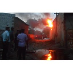bhiwani news, cotton, factory, fired, loss, lakh