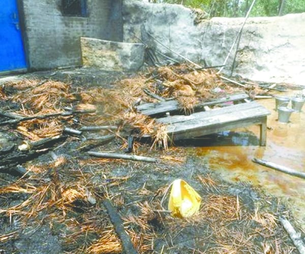 Fire takes two life in Raebareli.