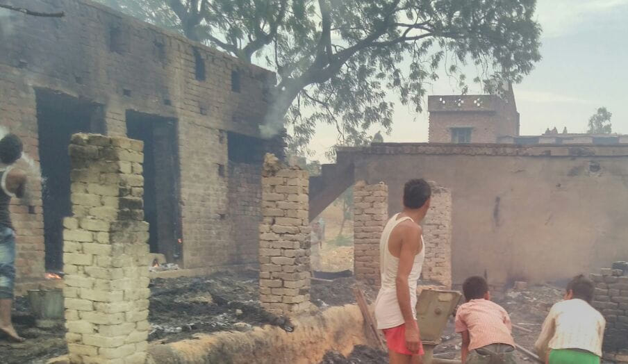 66 houses turn to ashes