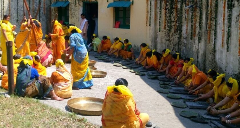 gaadu ghara kalash yatra for badrinath dham
