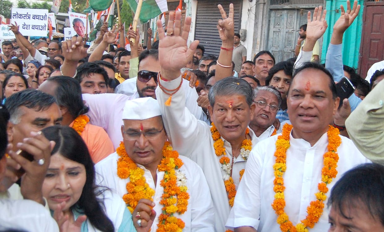  Congress, BJP rally In Uttarakhand.