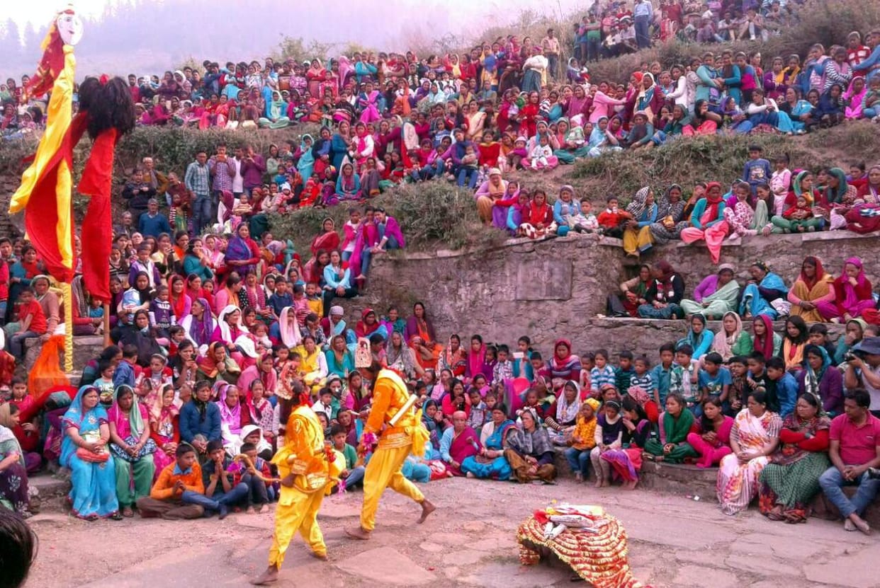 By Durga killed Mahishasura