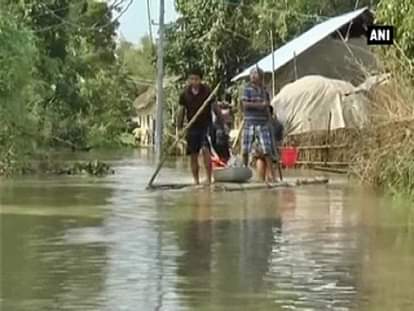 Heavy rains inundates villages in Imphal