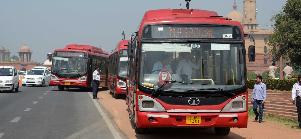 only four mp's travels in special buses in odd even 