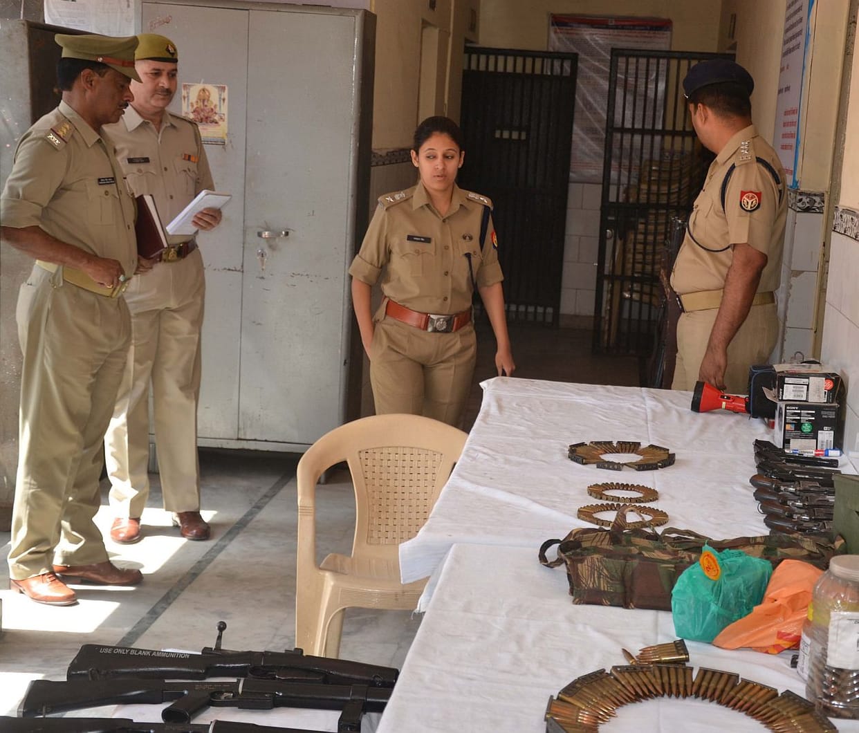 Kotwali Police inspected by sp.