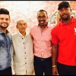 Brendon McCullum And 2 more spend time with Suresh Raina and family