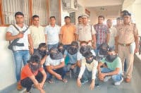 trauck, loot, inner state, gang, caught, police, panipat, harayana