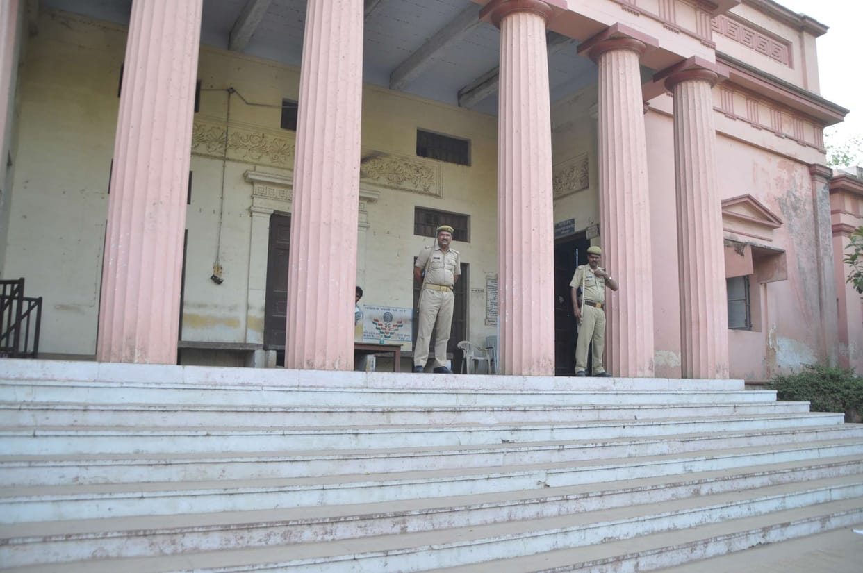 Justice courts were empty