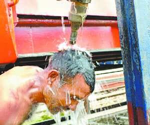 Then the mercury reached 43 degrees, people are suffering from heat