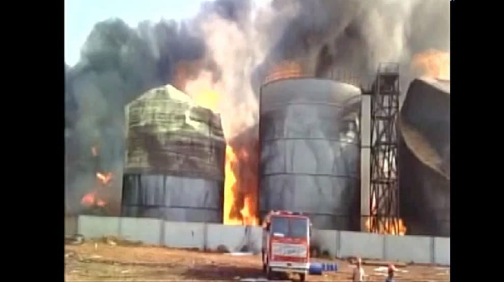 Fire brokes in Biomax Fuels Limited in Visakhapatnam