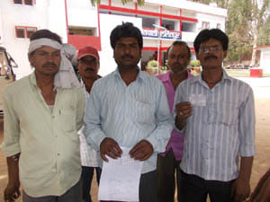 Getting the name of the municipality extortion