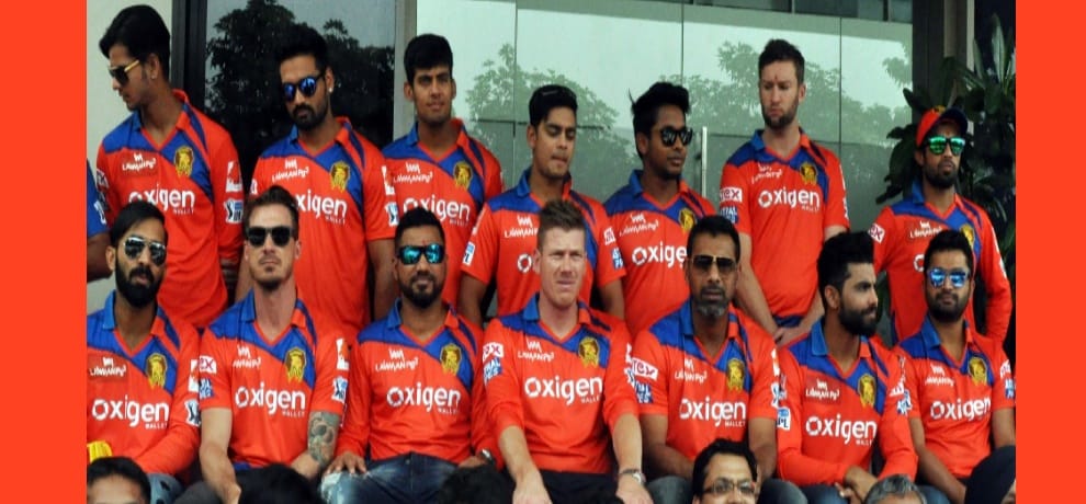 Gujarat Lions team reached to Gurgaon