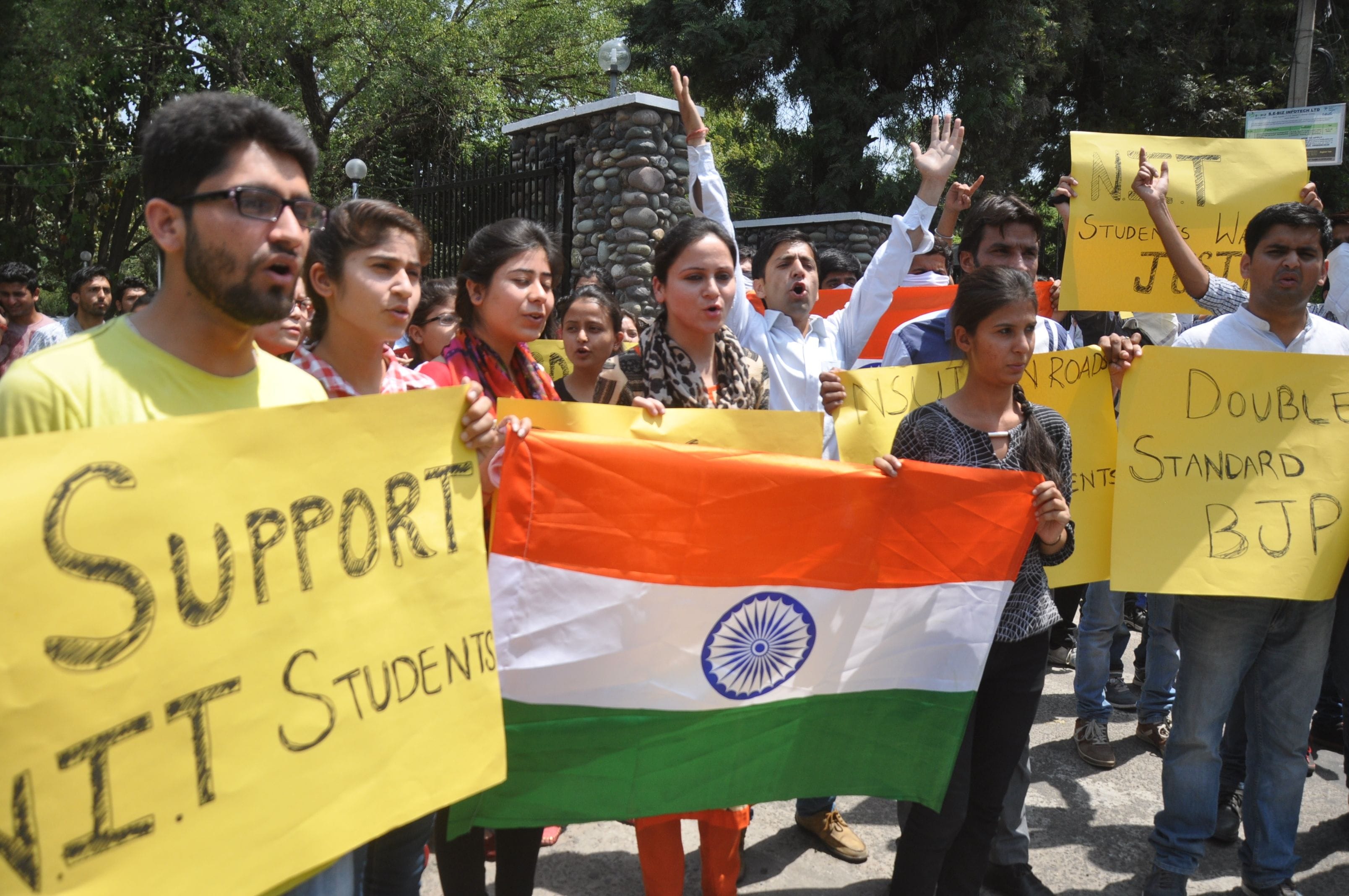 NIT students continue to demonstrate
