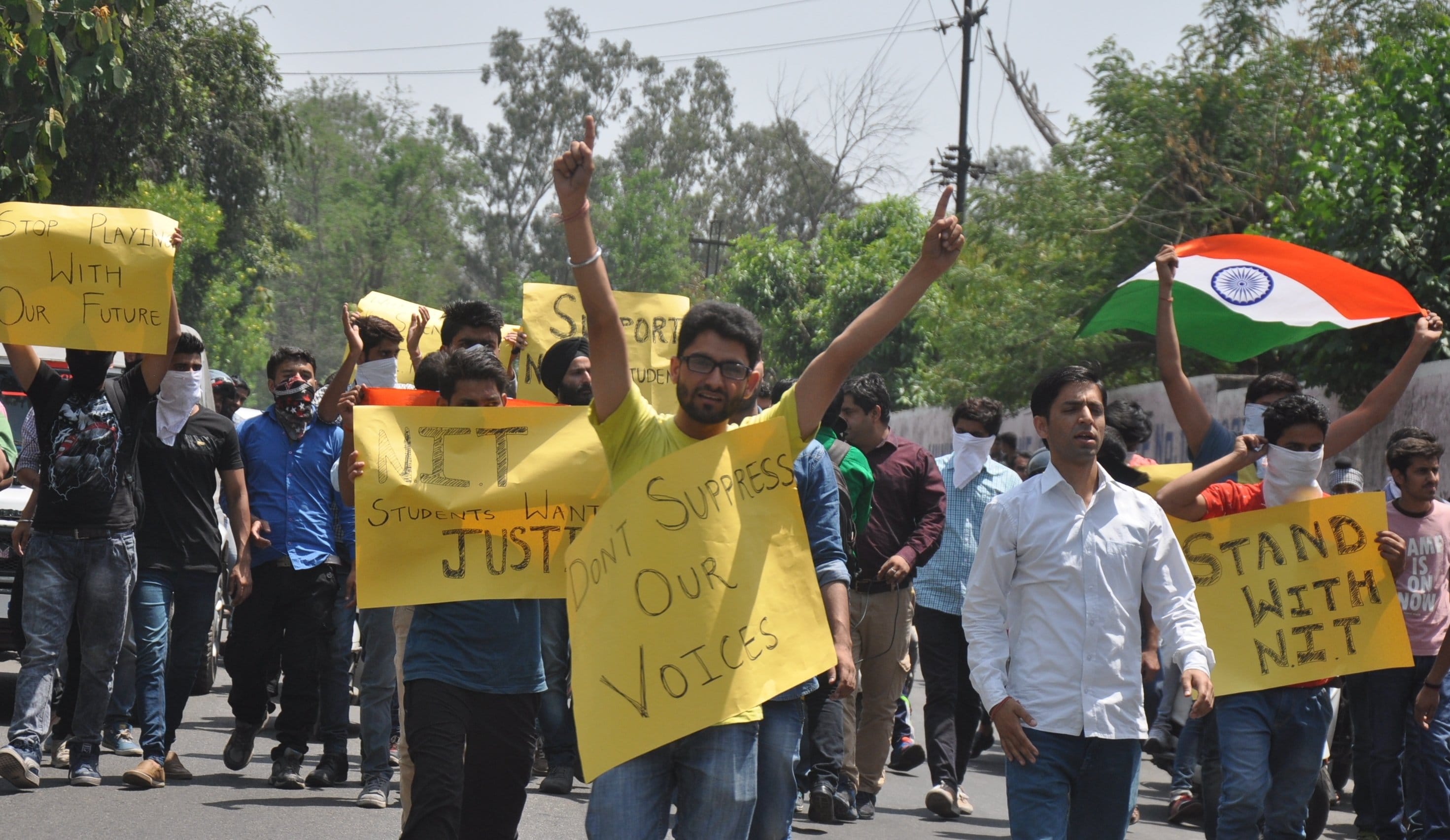 NIT students continue to demonstrate