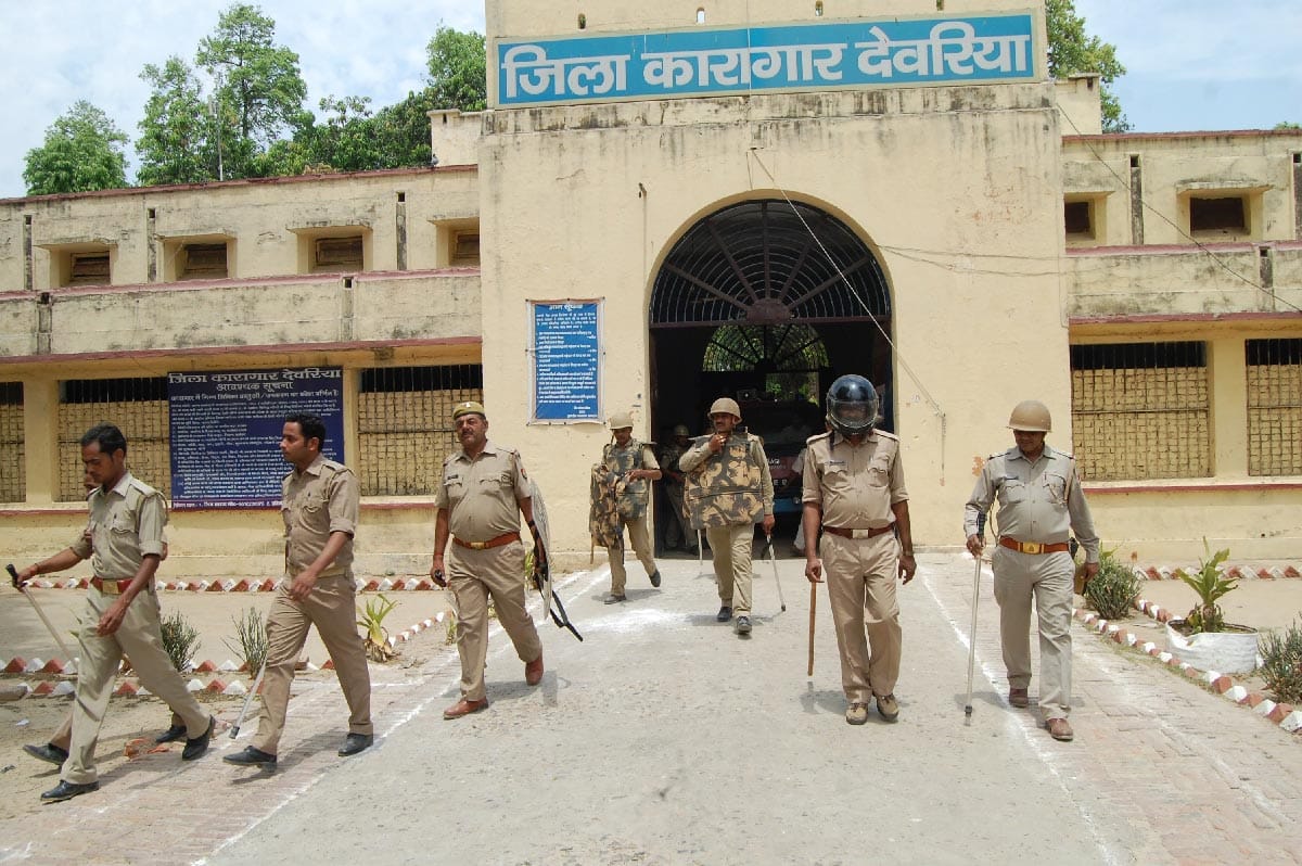 gangster dies in Deoria jailed