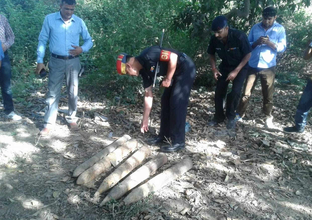 rocket found near roorkee cantt area.