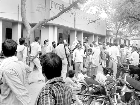 Hungry all day, waiting for relief packets